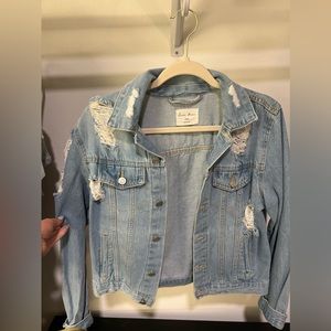 Distressed Denim Jacket